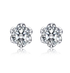 5f99a6e0f555df9dee56d6f3b5a4a006 Six-clawZircon Stud Earrings