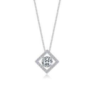 7f61c7abb6b2d220195771fdf517ca3d Diamond Glow Square Pendant Necklace