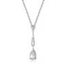 Tear-shaped pendant necklace
