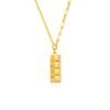 bf425fe86388f38ab63e7cab093619cb Geometric Gold Pendant Necklace