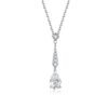 Tear-shaped pendant necklace