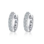 主 “Galaxy Glow” Pavé Hoop Earrings