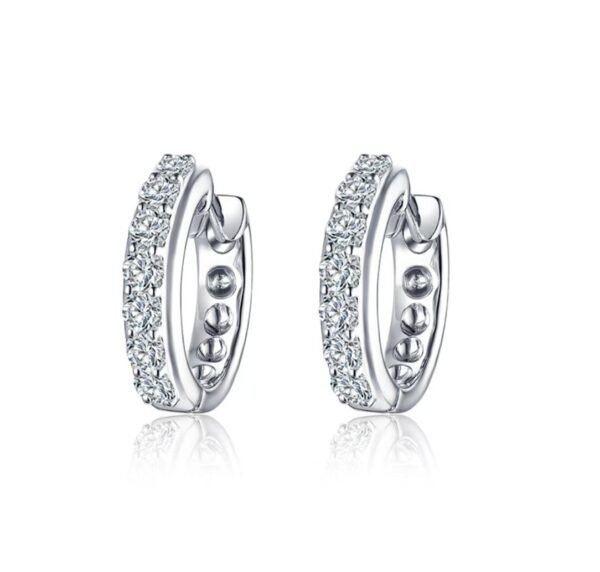 主 “Galaxy Glow” Pavé Hoop Earrings